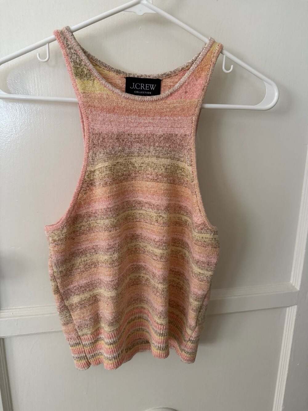 J.Crew Collection Striped Knit Tank Top Size S